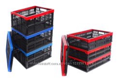 Пластмассовые складные ящики.