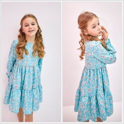 Нарядное шифоновое платье на девочку Софи, размеры 122-146 