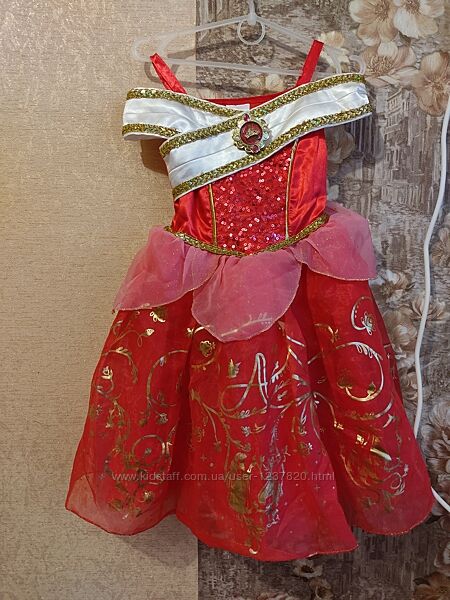 Костюм карнавальне плаття принцеса Аврора, спляча красуня,