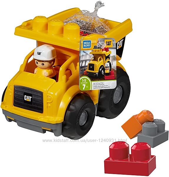 Самосвал MEGA Cat Lil Dump Truck со строительными блоками