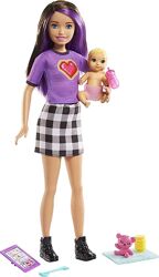 Набор кукол и аксессуаров Barbie Skipper Babysitters Inc