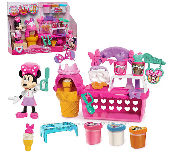Магазин солодощів і ласощів Disney Junior Minnie Mouse, 16 предметів