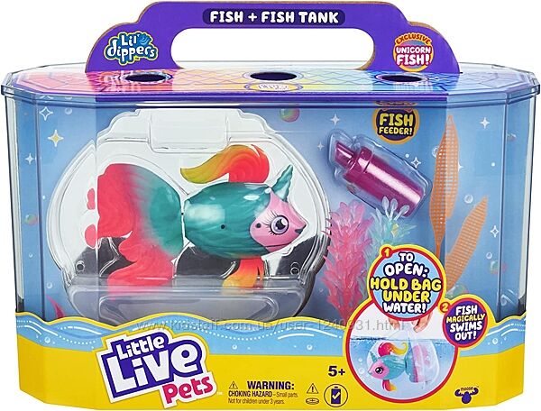 Інтерактивна іграшка Рибка та акваріум,  оживає у воді