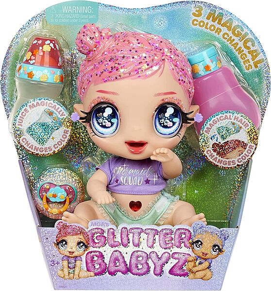Лялька Glitter Baby Marina Finley з магічними змінами кольору