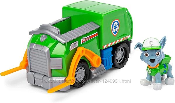  Щенячий патруль, вантажівка Роккі Rocky&acutes Recycle Truck з колекційною фігу