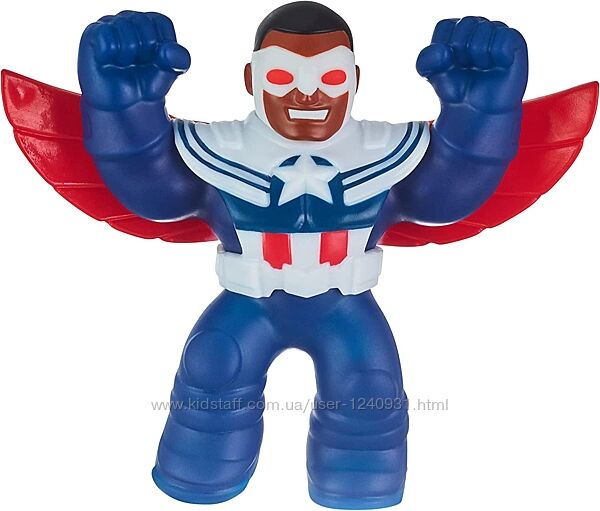Фігурка тянучка Капітан Америка герої  Heroes of Goo Jit Zu Marvel Hero Pac