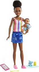  Набір ляльок і аксесуарів Барби Barbie Skipper Babysitters Inc. із лялькою