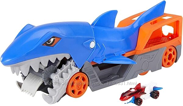 Іграшковий автомобіль Hot Wheels Транспортер Shark Chomp
