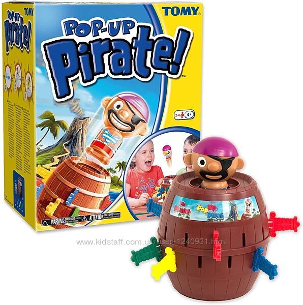 Настільна гра TOMY Pop Up Pirate