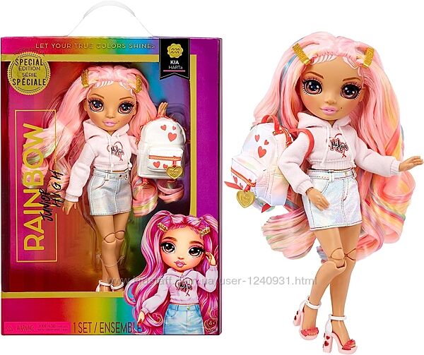Модна лялька Rainbow High JRainbow Junior High Special Edition Kia Hart - 9
