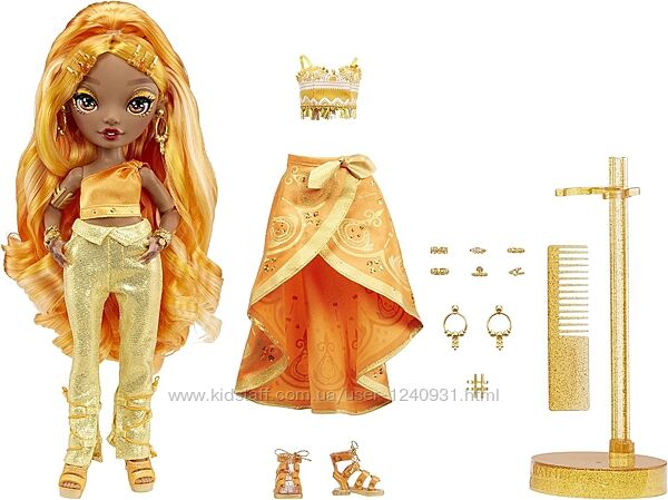 Лялька Rainbow High Fashion - Meena Fleur Saffron Gold