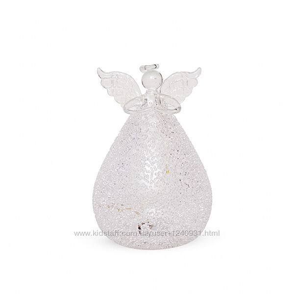 Новогодний декор ангел LED прозрачн. крылья 9.5 14 см