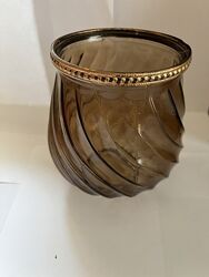 Ваза для свічки Home Accents, скло, 14 см