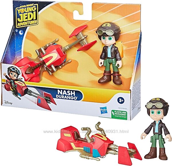 Фігурка та спайдер-байк, зоряні війни пригоди молодого джедая Неш Дуранго