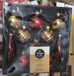 Набір скляних ялинкових прикрас Baubles Beautiful Set