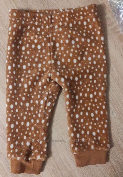 Дитячі легінси, штани, новорічне оленятко, сток