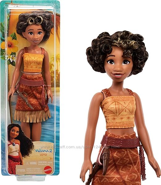 Лялька Moaна Mattel Disney Moana 2 Loto з 2 аксесуарами