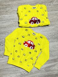 Свитшот реглан унисекс машинка пайетки 74-114 рост