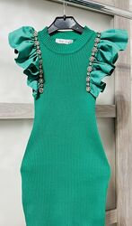 Платье вязка дорогая коллекция 2-16 лет