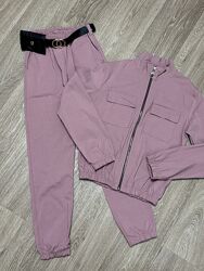 Костюм комплект штаны бомбер пояс 146-164 рост