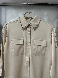 Блуза рубашка дорогая коллекция 3-14 лет 