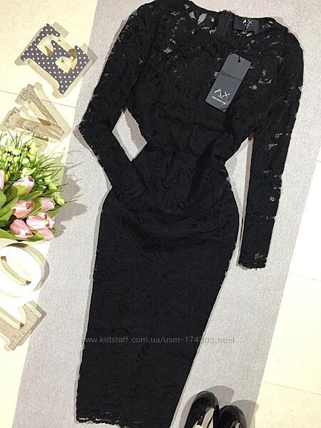 Ажурное платье по фигуре  Ax Paris