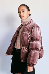 Стьобана оксамитова куртка Zara 9-10, 11-12 років