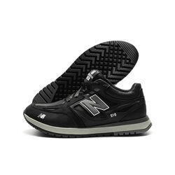 Мужские кожаные кроссовки NB Clasic Black NB5 чорн