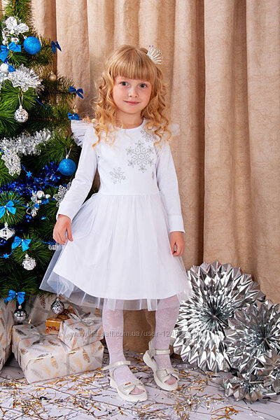 Святкова сукня Сніжинка 98, 104, 110, 116