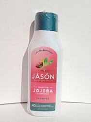 Jason Natural, шампунь с маслом жожоба и касторовым маслом 473 мл 