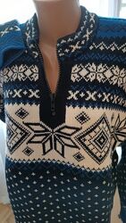 Очень теплый красивый 100 шерстяной свитер Австрия