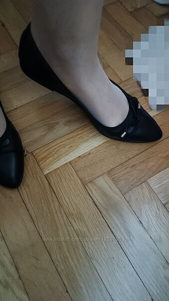 Кожаные балетки с узким носом Аlessandro Воnciolini