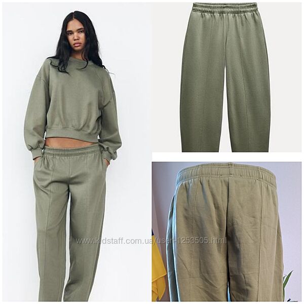 Стильні теплі спортивні штани мом ZARA