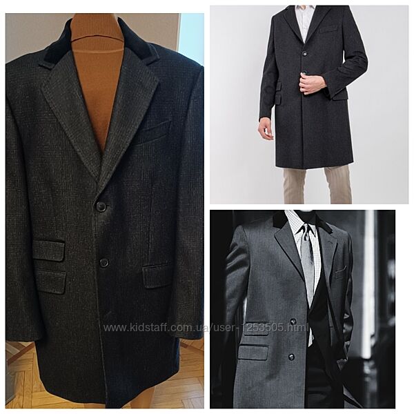 Англійське вовняне пальто честерфілд від Marks & Spencer