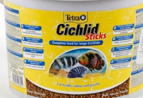 Корм для аквариумных рыбок Tetra CICHLID Sticks 10литров