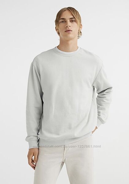 H&M новий стильный мужской свитшот, свитер 