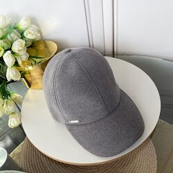 Бейсболка серая кашемир