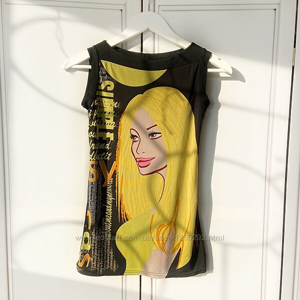 Майка с принтом блондинки, р. м