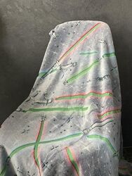 Плед детский микрофибра, светящийся в темноте меч джедаев звездные войны