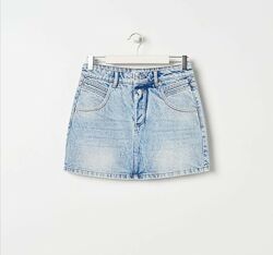 Якісна джинсова спідниця котон 