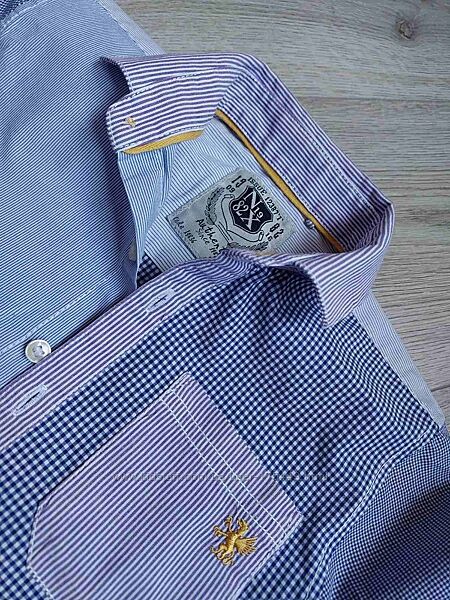 Рубашка Next 5-7 лет с несколькими текстурами