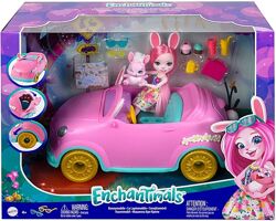 Энчантималс Машинка с куклой Бри Кролик Enchantimals Bunnymobile Car