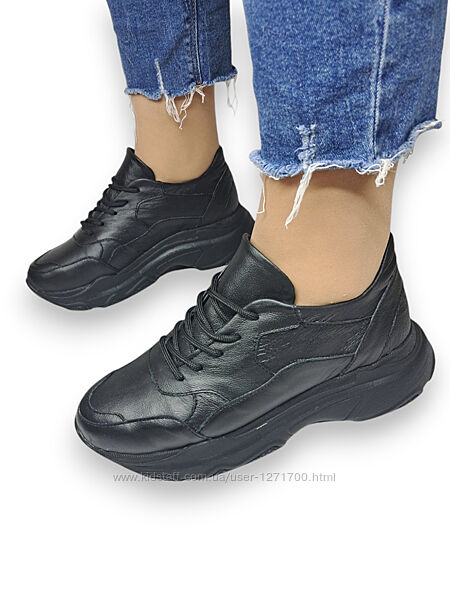 Шкіряні жіночі кросівки 36 37 розміру Ціна від виробника