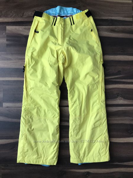 Яркие желтые горнолыжные  сноубордические штаны H&M L. O. G. G. Sport