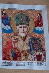 Ікона вишита бісером