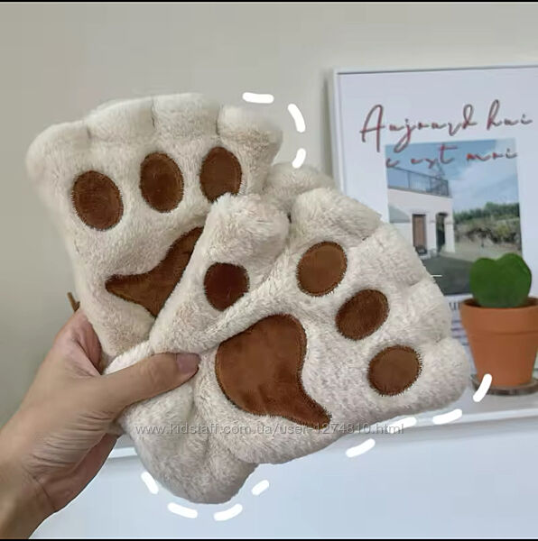 Перчатки кошачі лапки