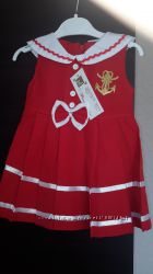 Платье в морском стиле, 2-5 лет, 2106- 0150