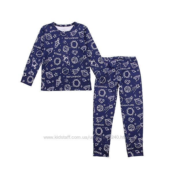 Пижама длинный рукав для мальчика интерлок. Украина