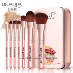 BioAqua Make Up Beauty набор кистей для макияжа 7шт розовый