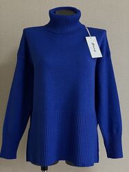 Стильный, модный, свободный базовый свитер, оверсайз